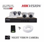 Monthly EMI Price for Hikvision Full HD (2MP) 4 CCTV Camera Full HD DVR Kit Rs.475