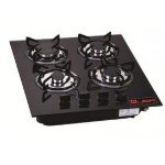 Monthly EMI Price for Quba H14 Hobtop 4 Burner Glass Gas Stove Rs.655